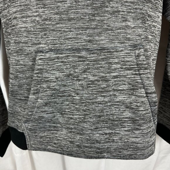 Under Armour ColdGear Loose Fit Gray Hooded Sweatshirt M 100% Polyester - Picture 7 of 7